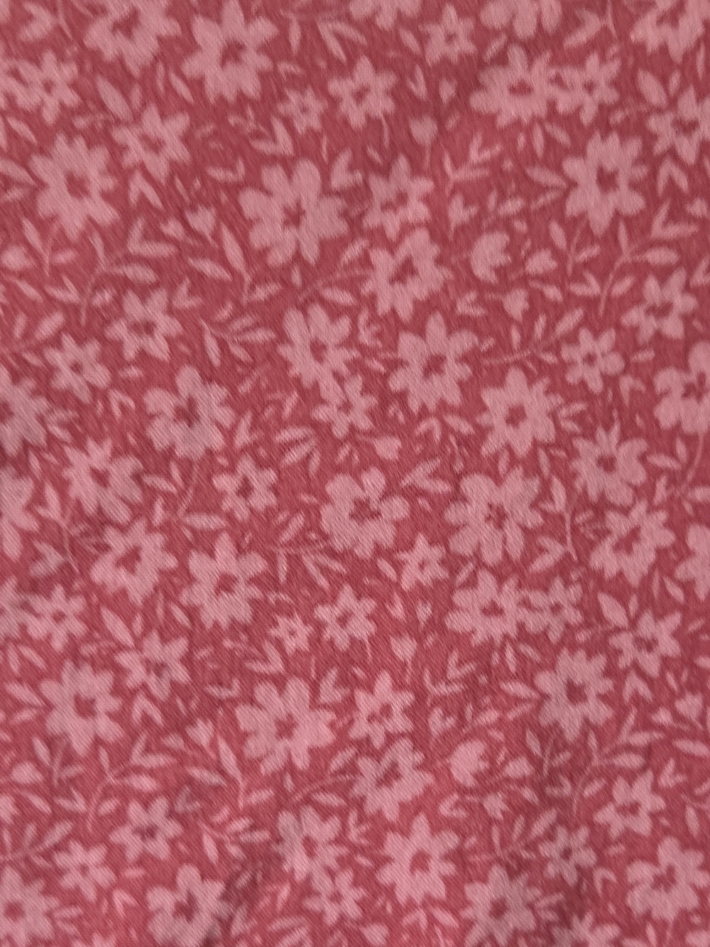 Women's Dusty Rose Floral Button-Front Tie Blouse M - Picture 5 of 7
